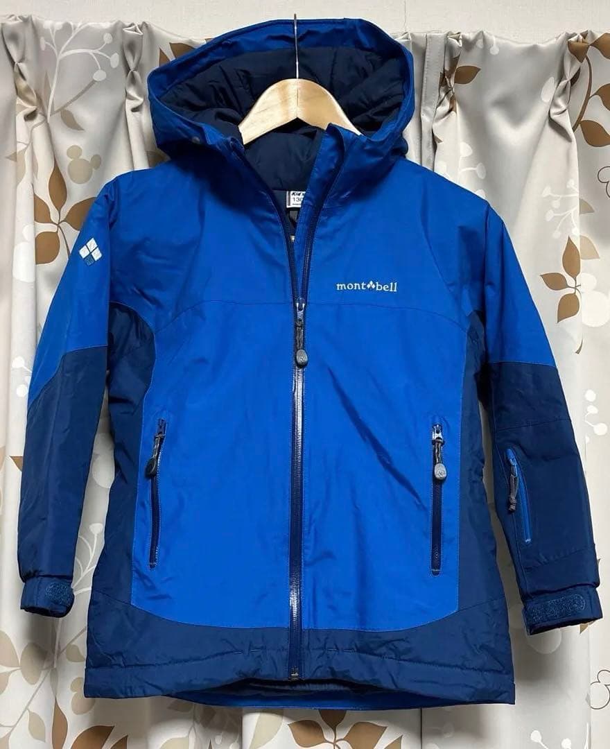 ✨美品✨モンベル 子供用 スキーウェア 130パウダーステップパーカー