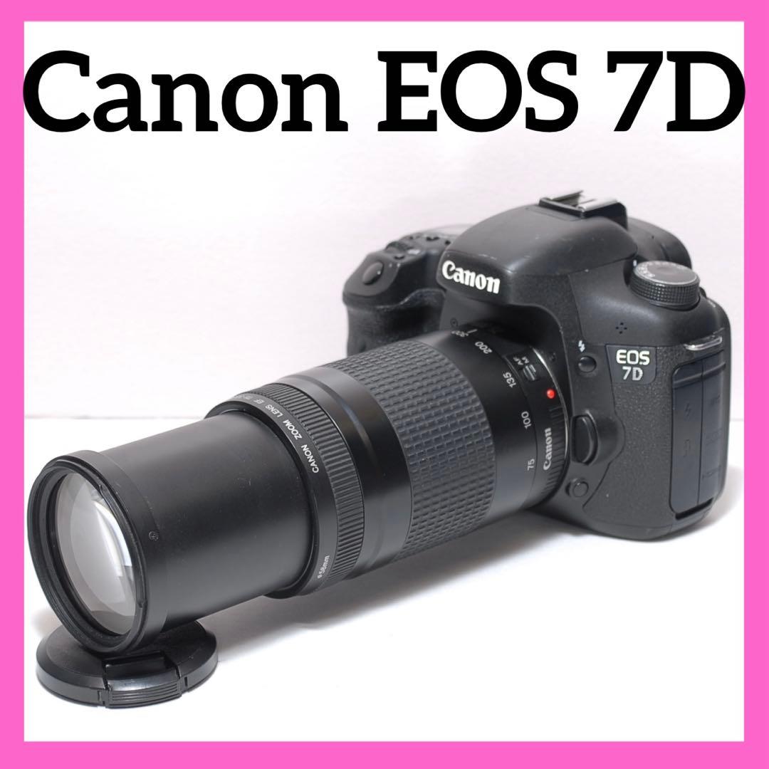 ✨超望遠レンズセット✨キャノン EOS 7D✨ 中級モデル✨高速連写機能✨