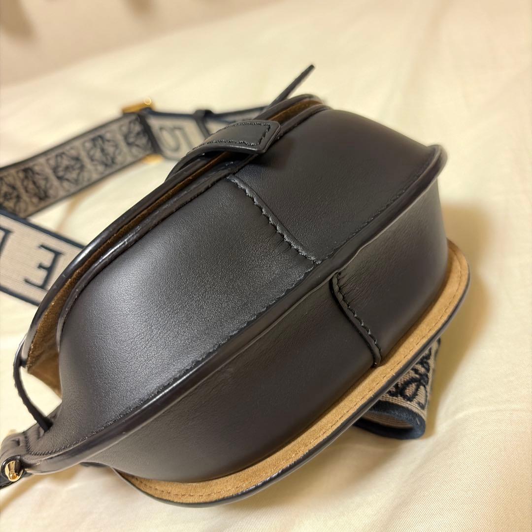 [RIRI] ロエベ LOEWE ゲートバッグ　ミニ　ブラック