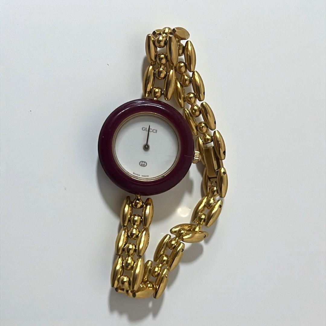 【ジャンク・部品取り】GUCCI チェンジベゼル 腕時計 3点 替えベゼル8色