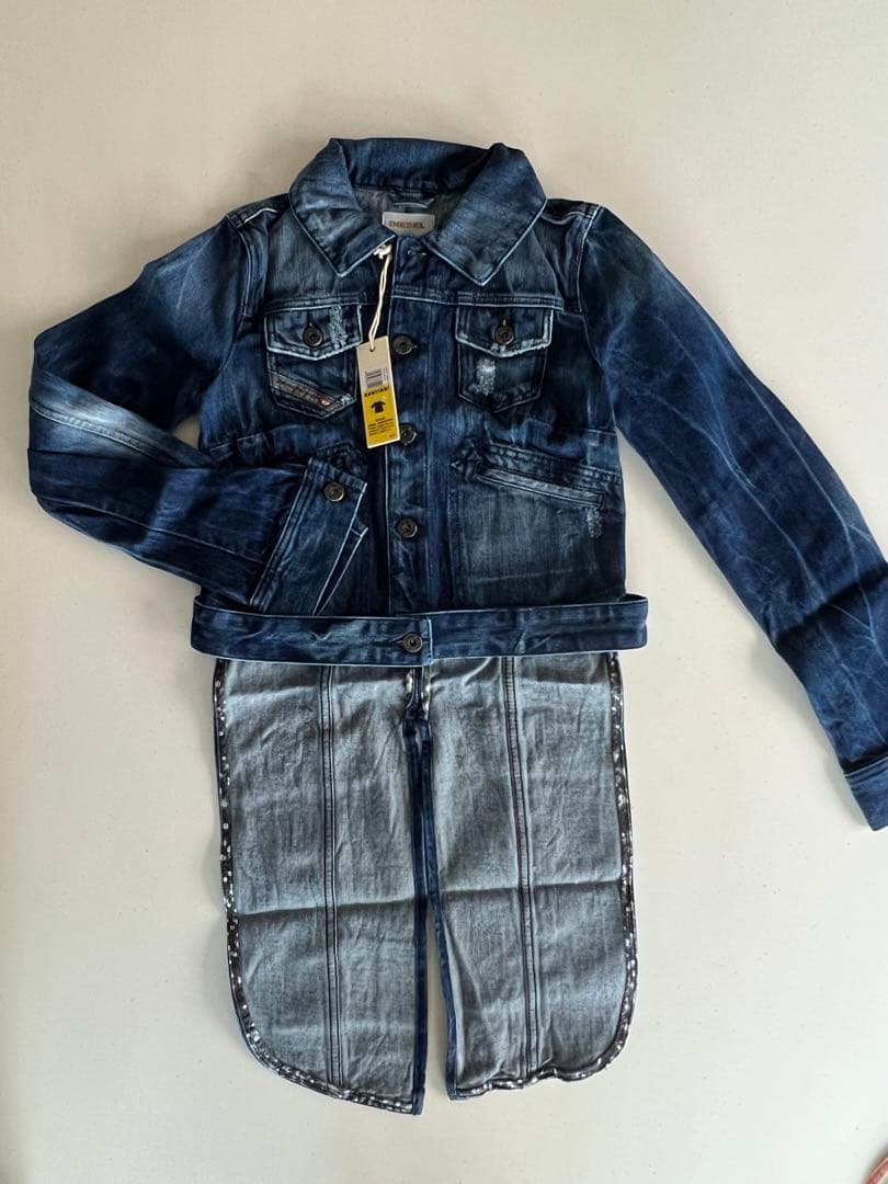 DIESEL レディース　デニムジャケット　デニムスカート　セットアップ