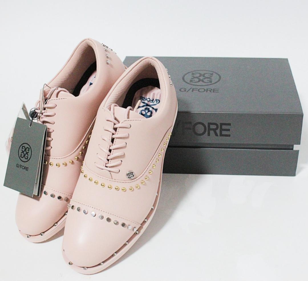 新品 G/FORE スタッズモデル 防水レザー ゴルフシューズ 25cm相当