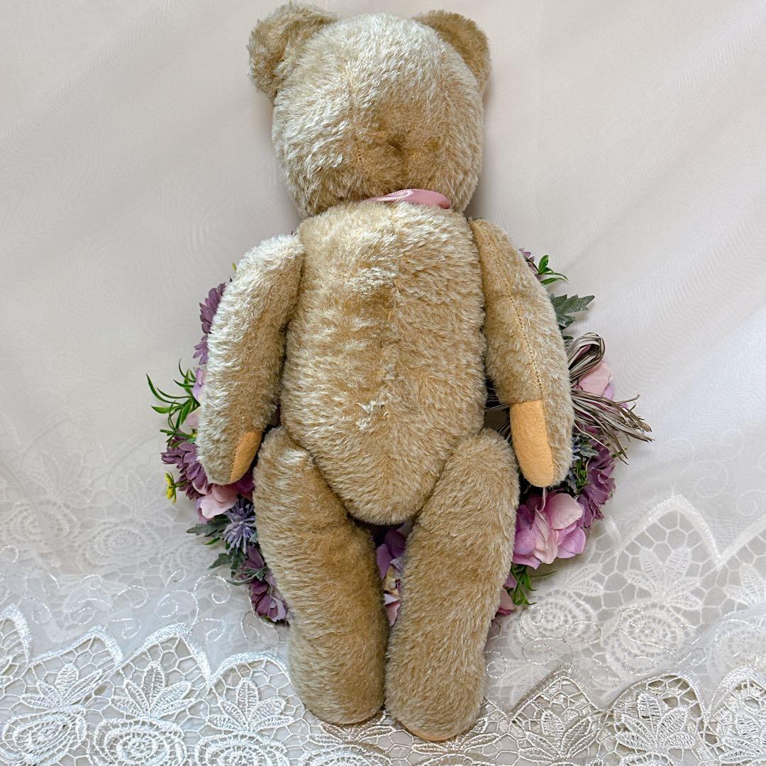 バナナ猫様　アンティークベア4体+ドール1体セット