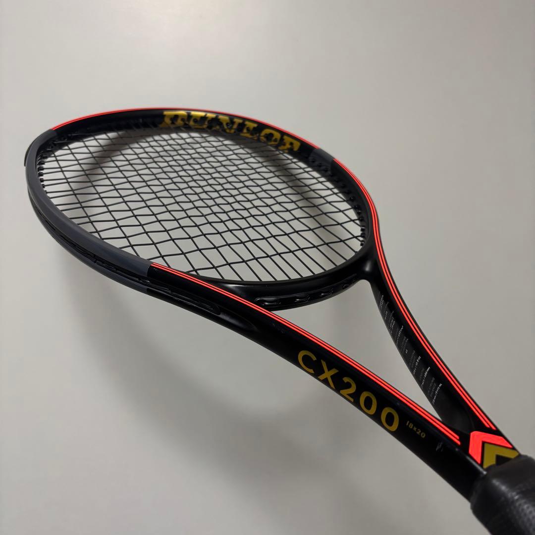 Dunlop CX200(18×20)限定色ブラック グリップサイズ3