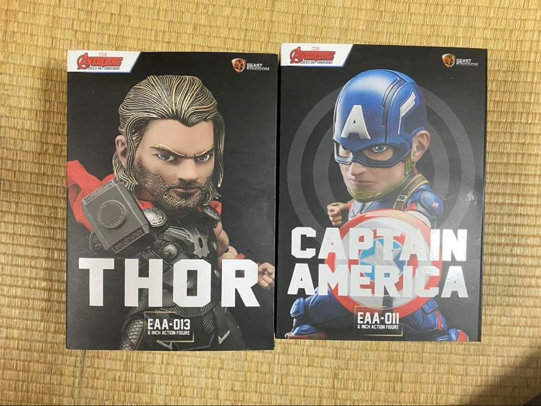 エッグアタック　ビーストキングダム　マイティソー　キャプテンアメリカ　マーベル