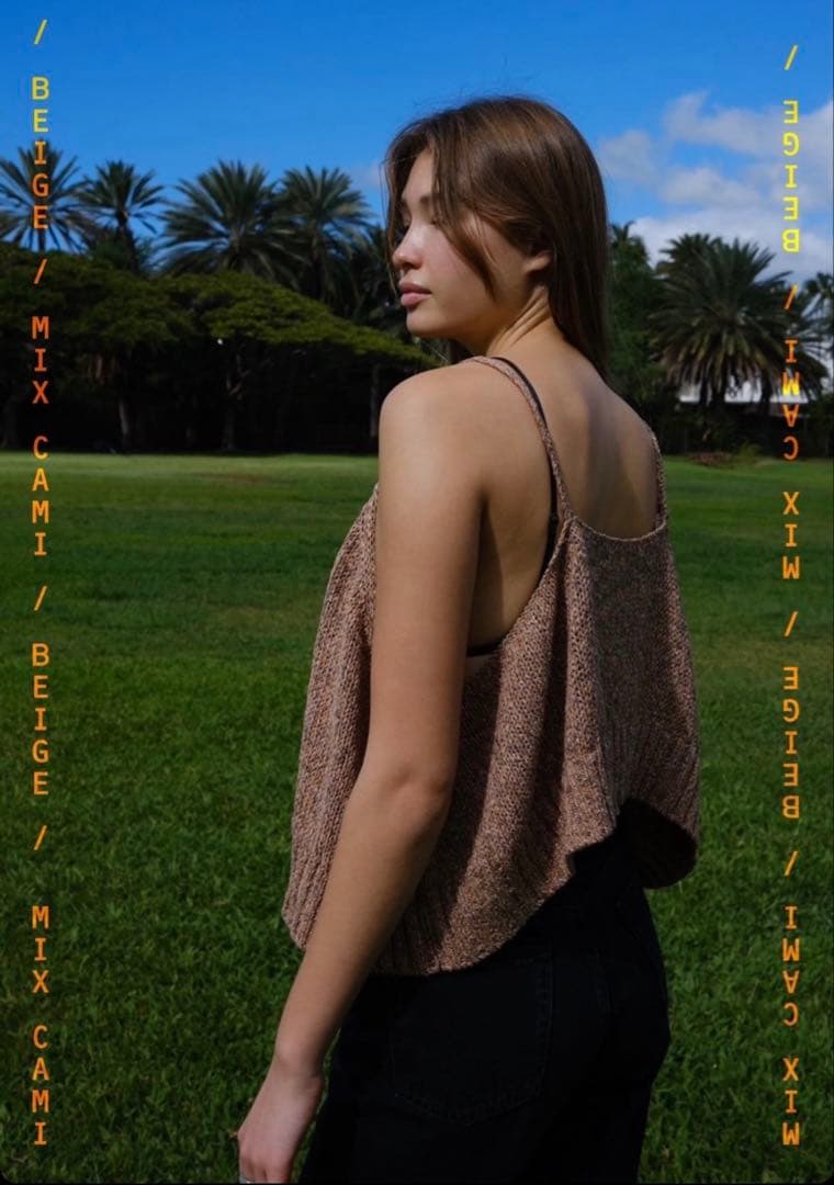 SHISHIKUI Mix caml / BEIGE 美品