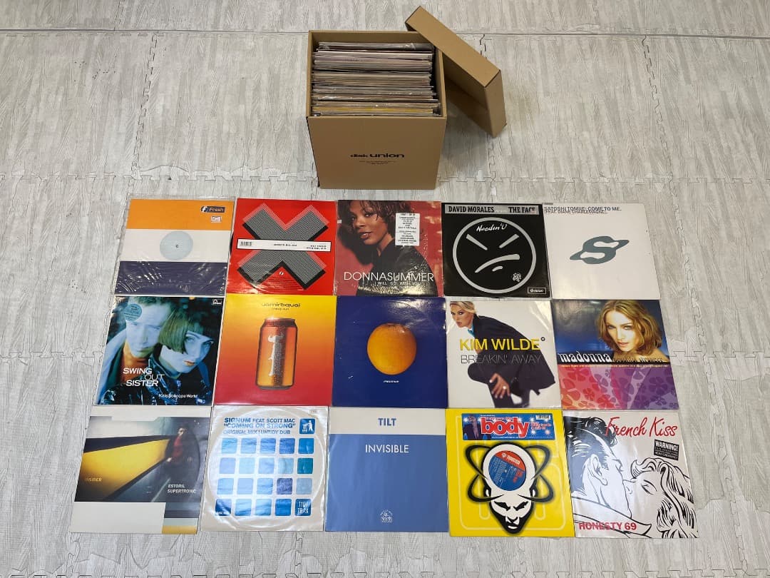 レコード90枚組セット売り　ハウス/ボーカルハウス/邦楽ポップス等