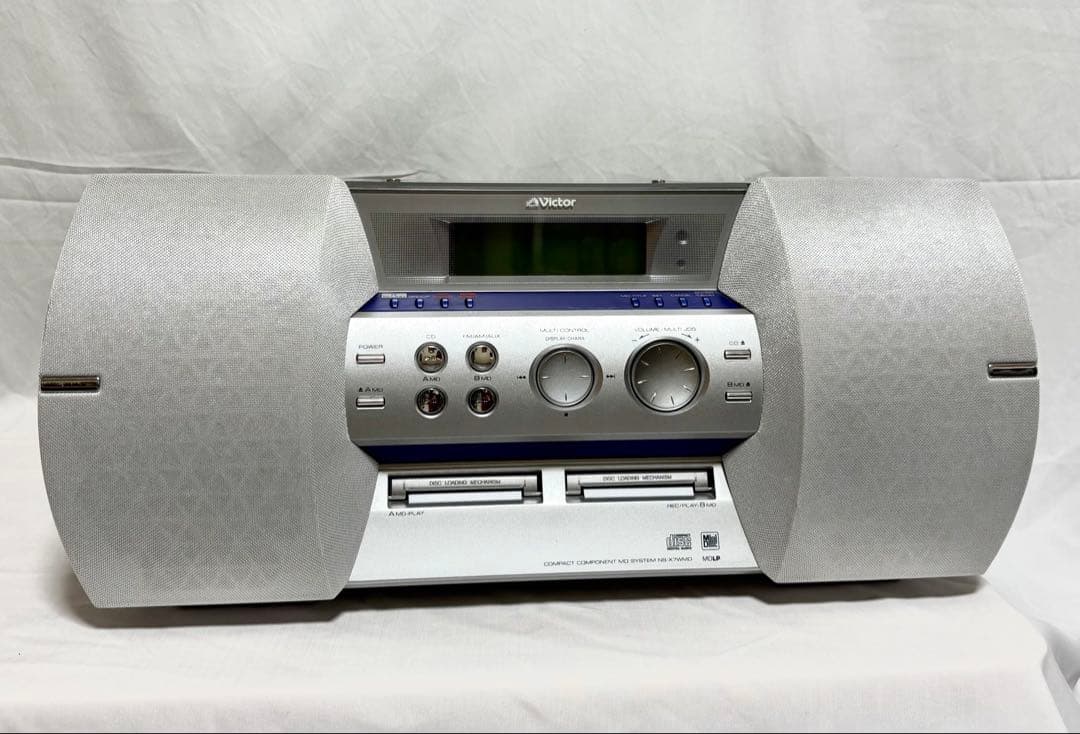 Victor CD/ダブルMDコンポ NS-X7WMD-S リモコン/アンテナ
