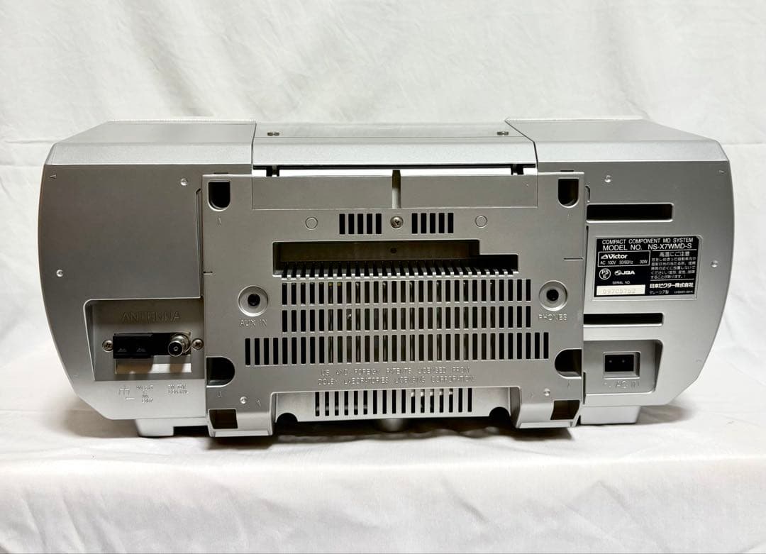 Victor CD/ダブルMDコンポ NS-X7WMD-S リモコン/アンテナ