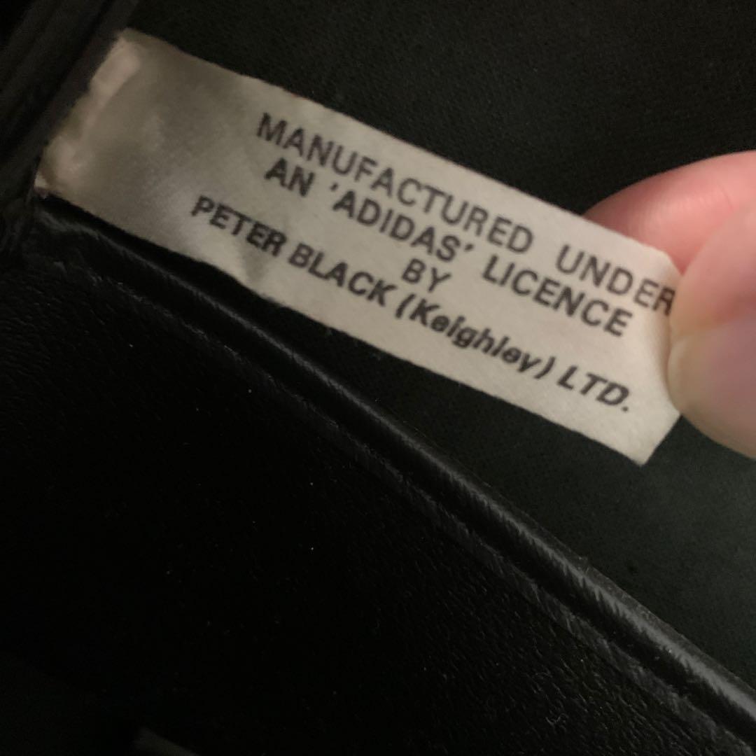 【激渋 vintage adidas ボストンバック ピーターブラック