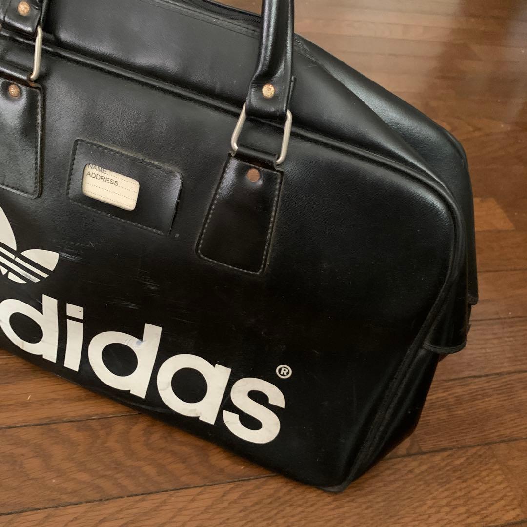 【激渋 vintage adidas ボストンバック ピーターブラック