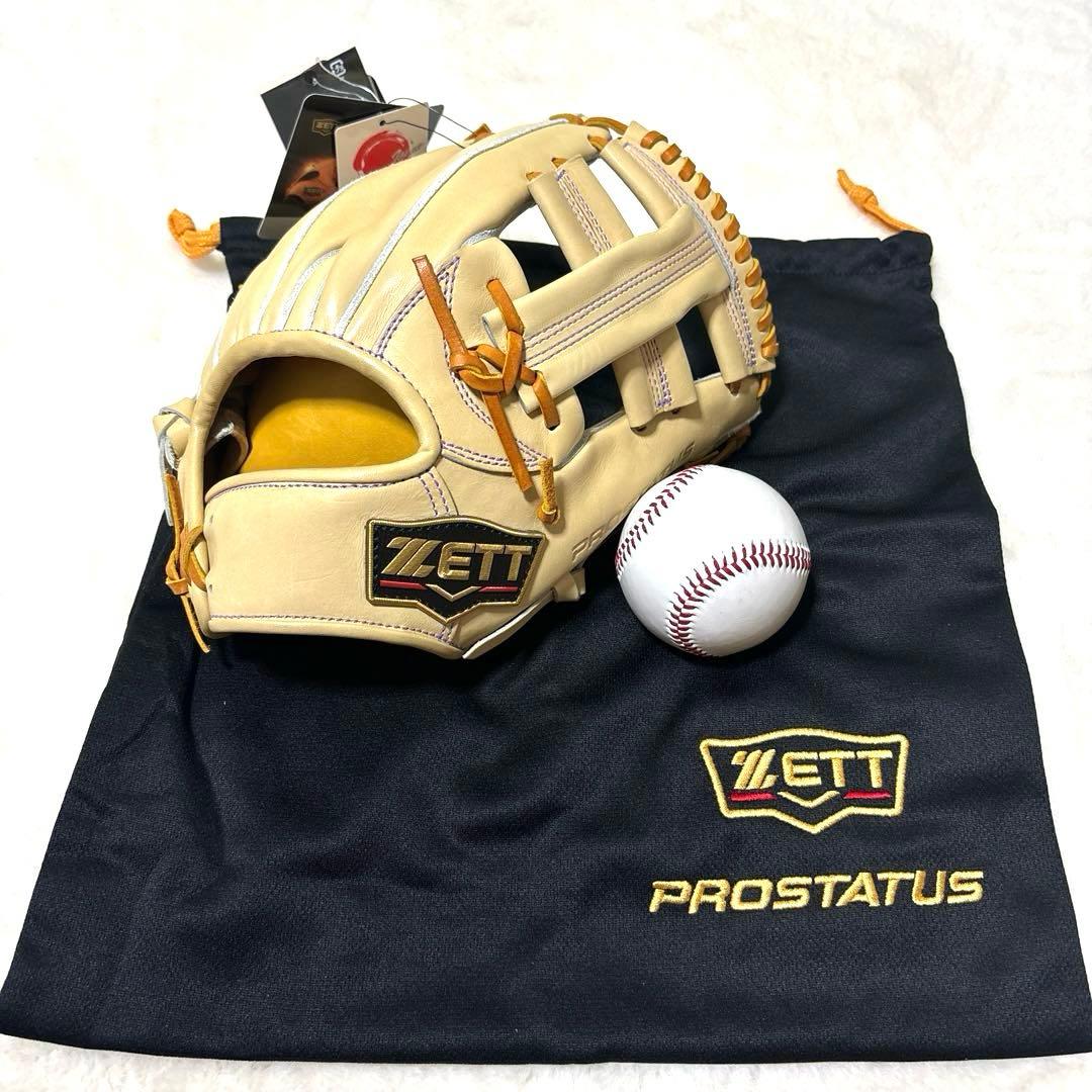 本日限定64900円ゼット　プロステイタス　硬式　遊撃手　二塁手新品未使用袋付き