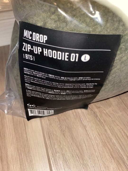 BTS POPUP Mic Drop パーカーLサイズ