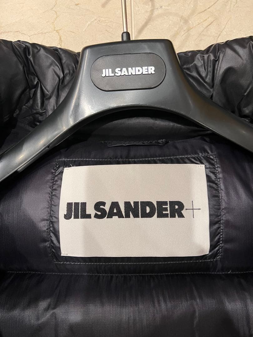 JIL SANDER+ ブラック ダウンベスト Mサイズ