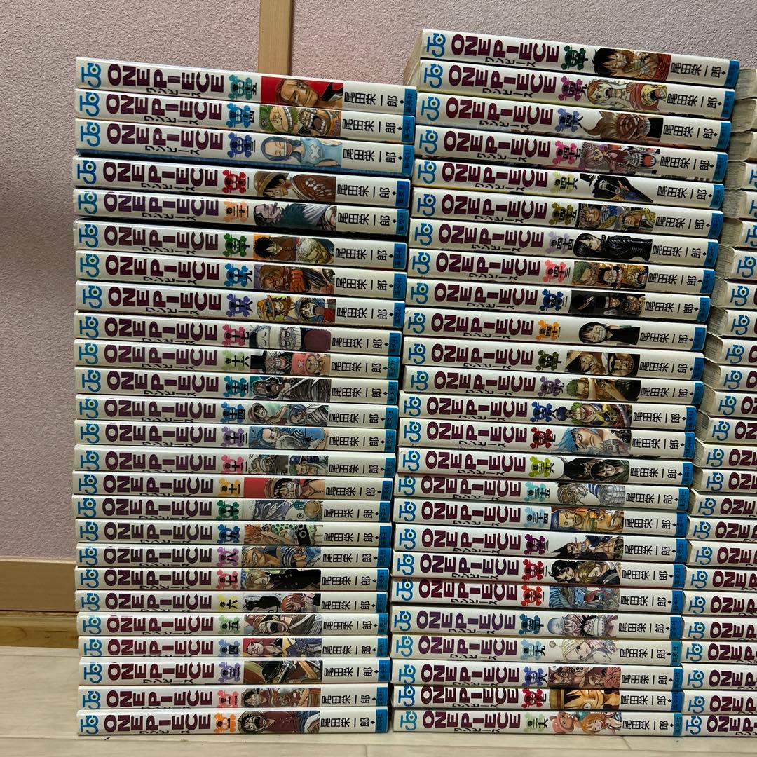 ワンピース1巻〜107巻　初版多数（84冊）　おまけ付き