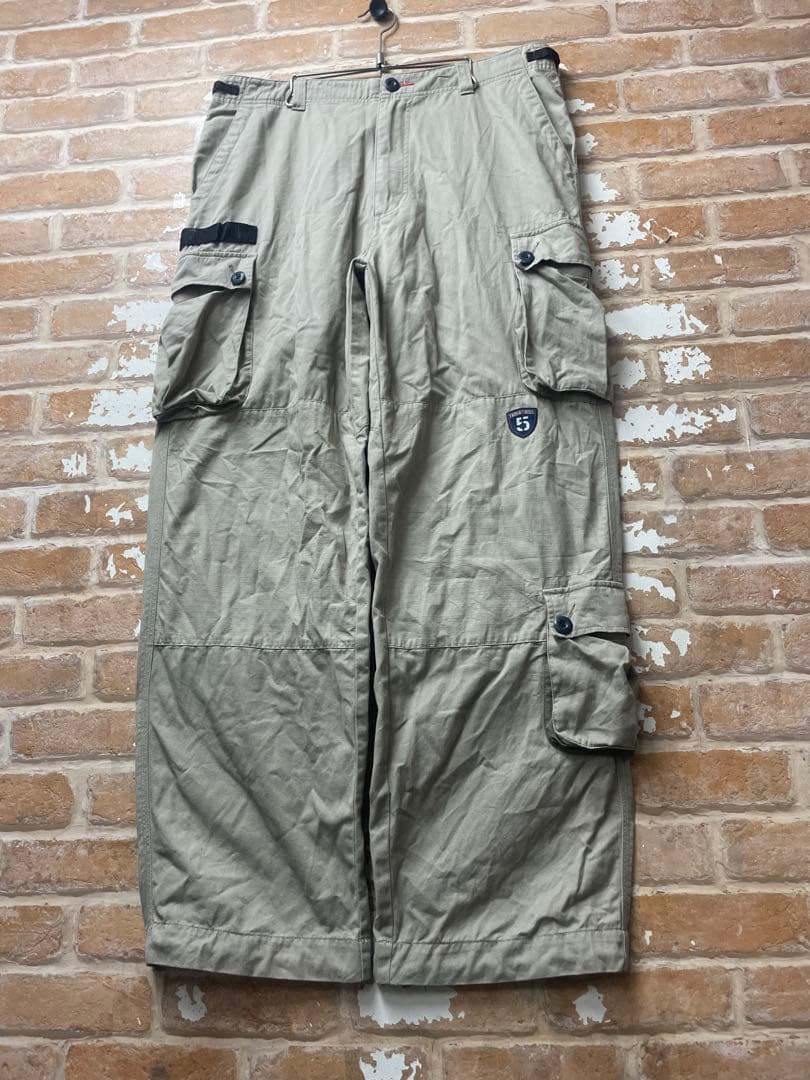 90s トリプルファイブソウル　555Soul カーゴパンツ ベージュ　古着