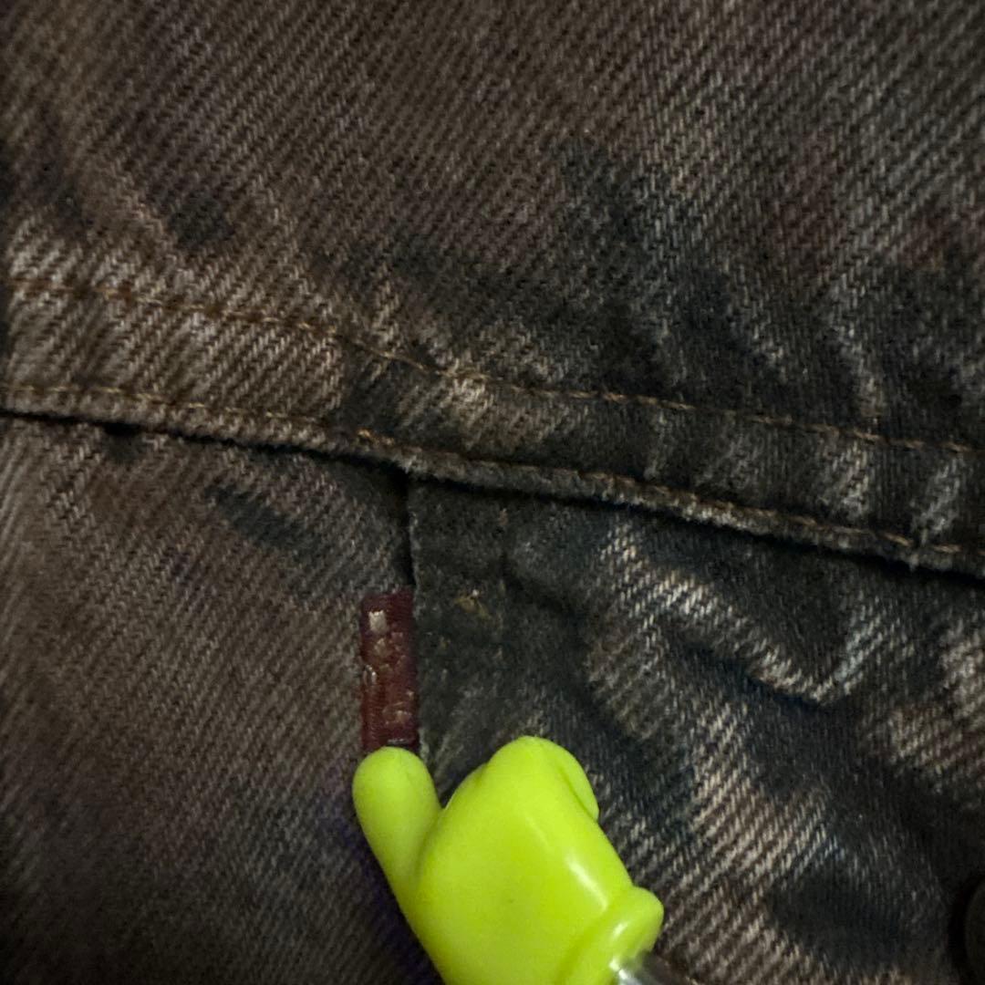 た*ん様 levi's 70507 後染め　ブラウン　made in usa
