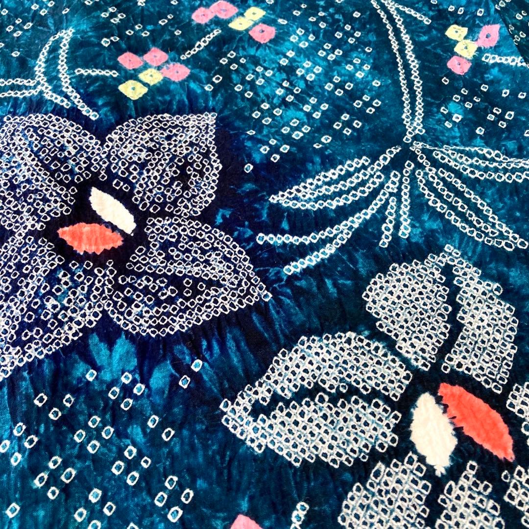 ™️20 ★ピョコです★有松絞り　未使用品　絞り染め　絞り浴衣　浴衣