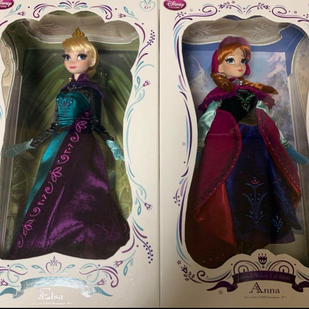 ディズニー　アナと雪の女王 アナ雪 リミテッドドール アナ エルサ 5000体