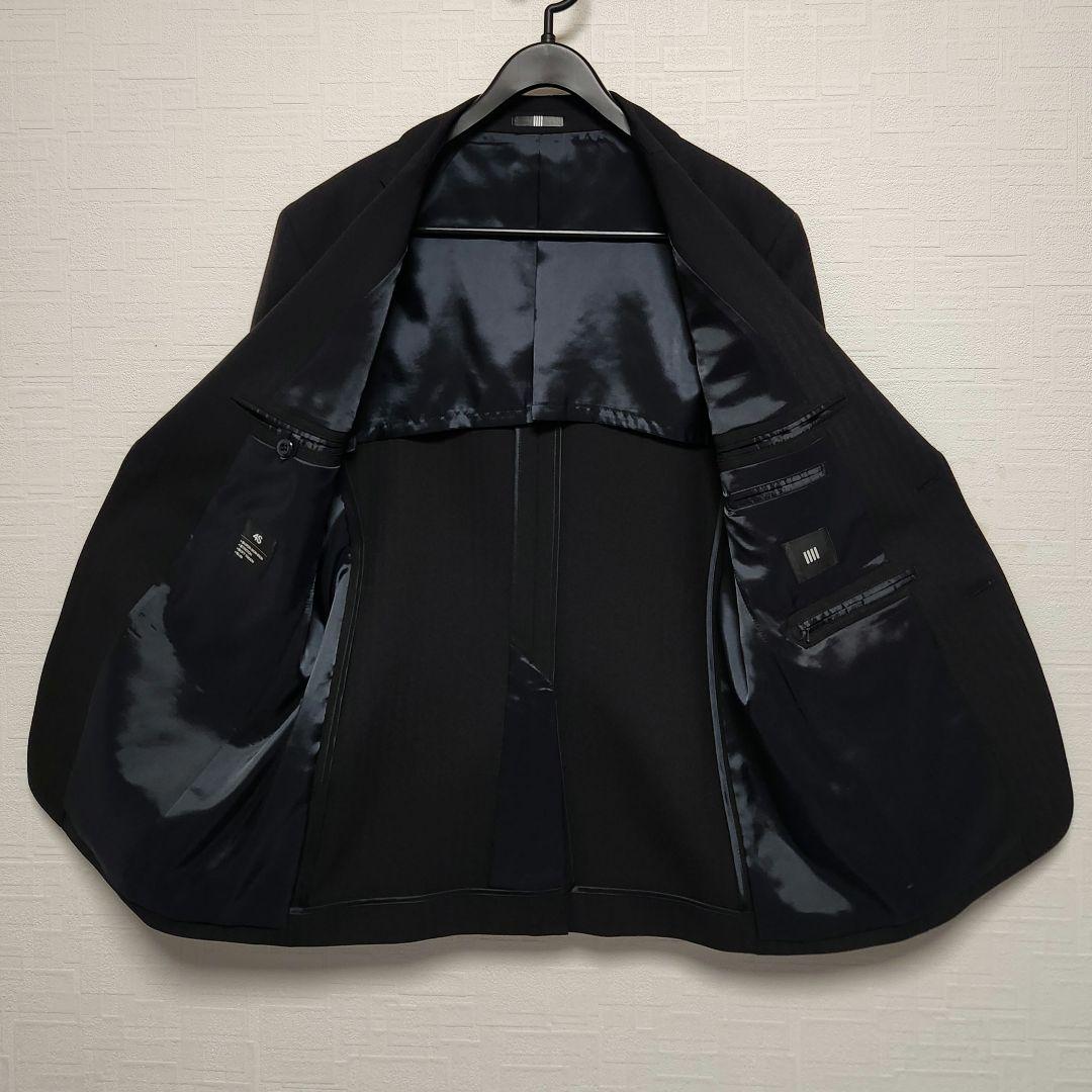 スーツセレクト　メンズ　スーツ　スリーピース　4Sシリーズ　着用一回　ブラック