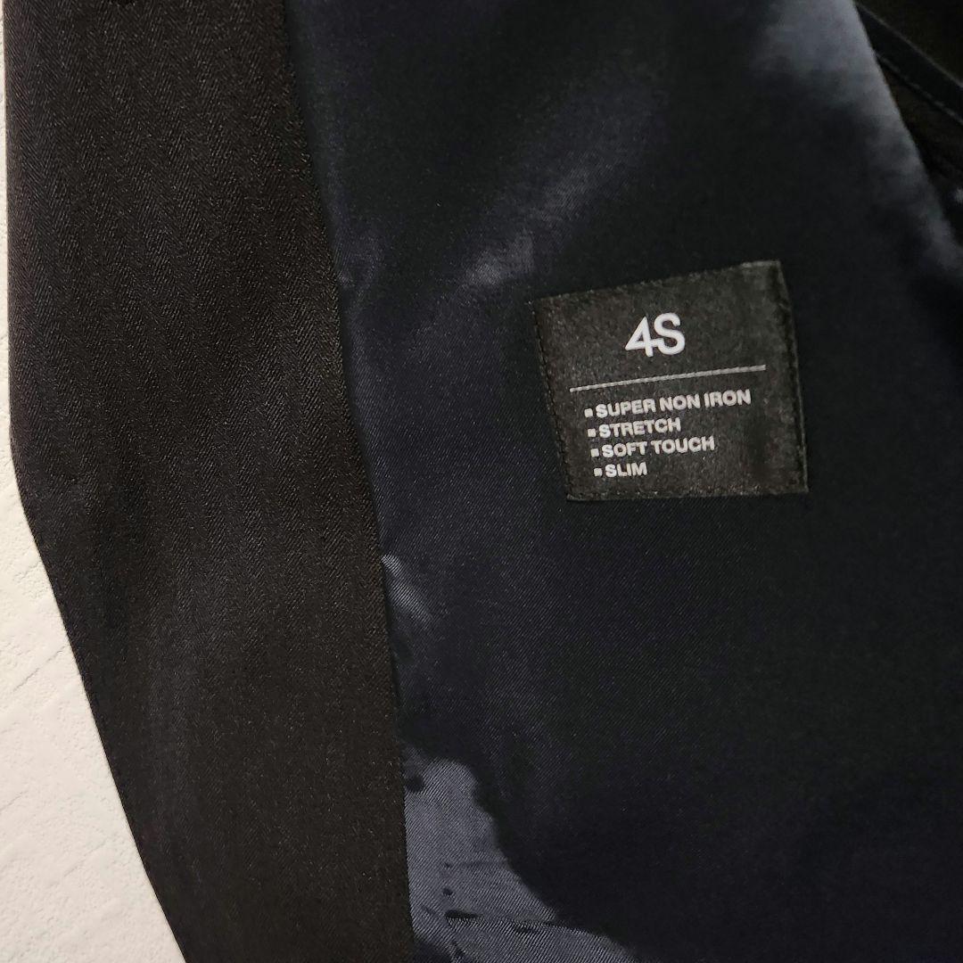 スーツセレクト　メンズ　スーツ　スリーピース　4Sシリーズ　着用一回　ブラック