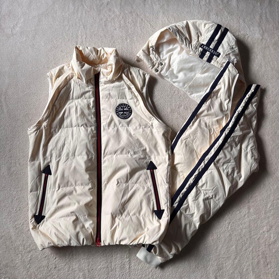 良品JackBunny!!4WAYダウンジャケットゴルフメンズ4フードフェザー