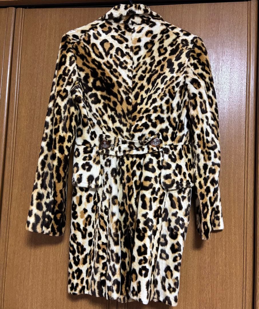 ヴィヴィアン・ウエストウッド ヒョウ柄 ダブルブレストコート