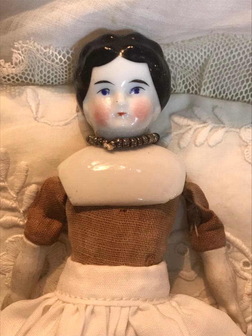 【あんちゃま】アンティーク　美しい佇まいをしたチャイナヘッドドールさん