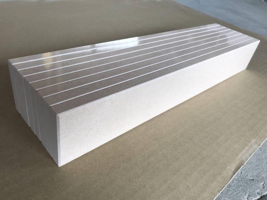 【この】天然白大理石ブロック・プレート●6点セット●巾木2枚●送料無料