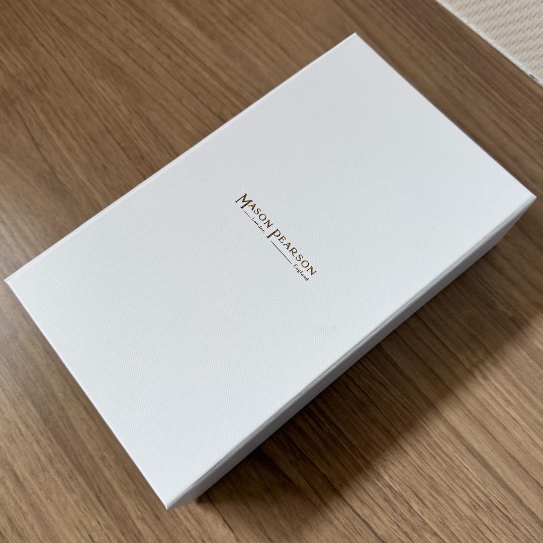 Mason Pearson ポケットブリッスル ピンク クリーニングブラシ付