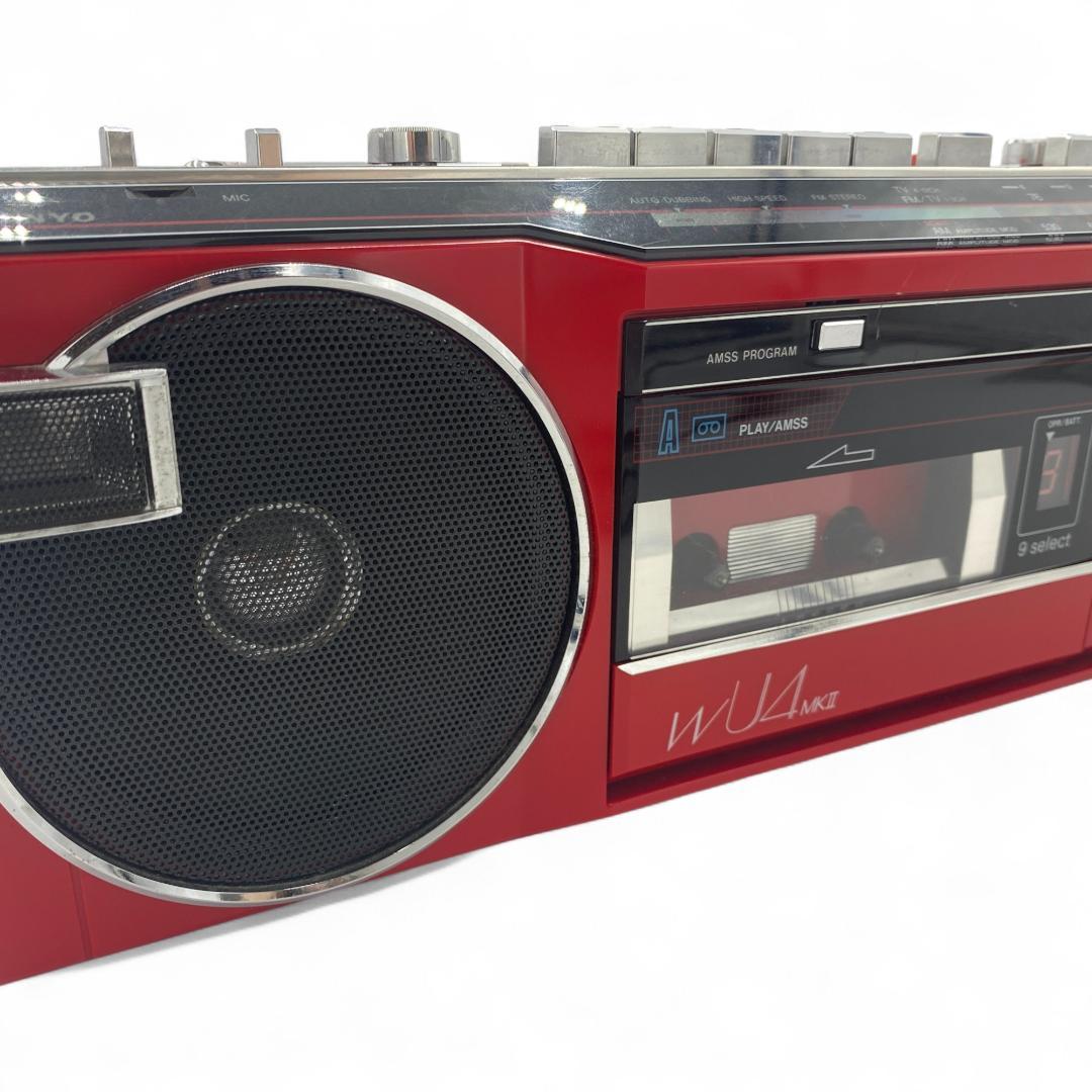 【SANYO】レトロラジカセ ダブルU4 MR-WU4MKII【動作確認済】