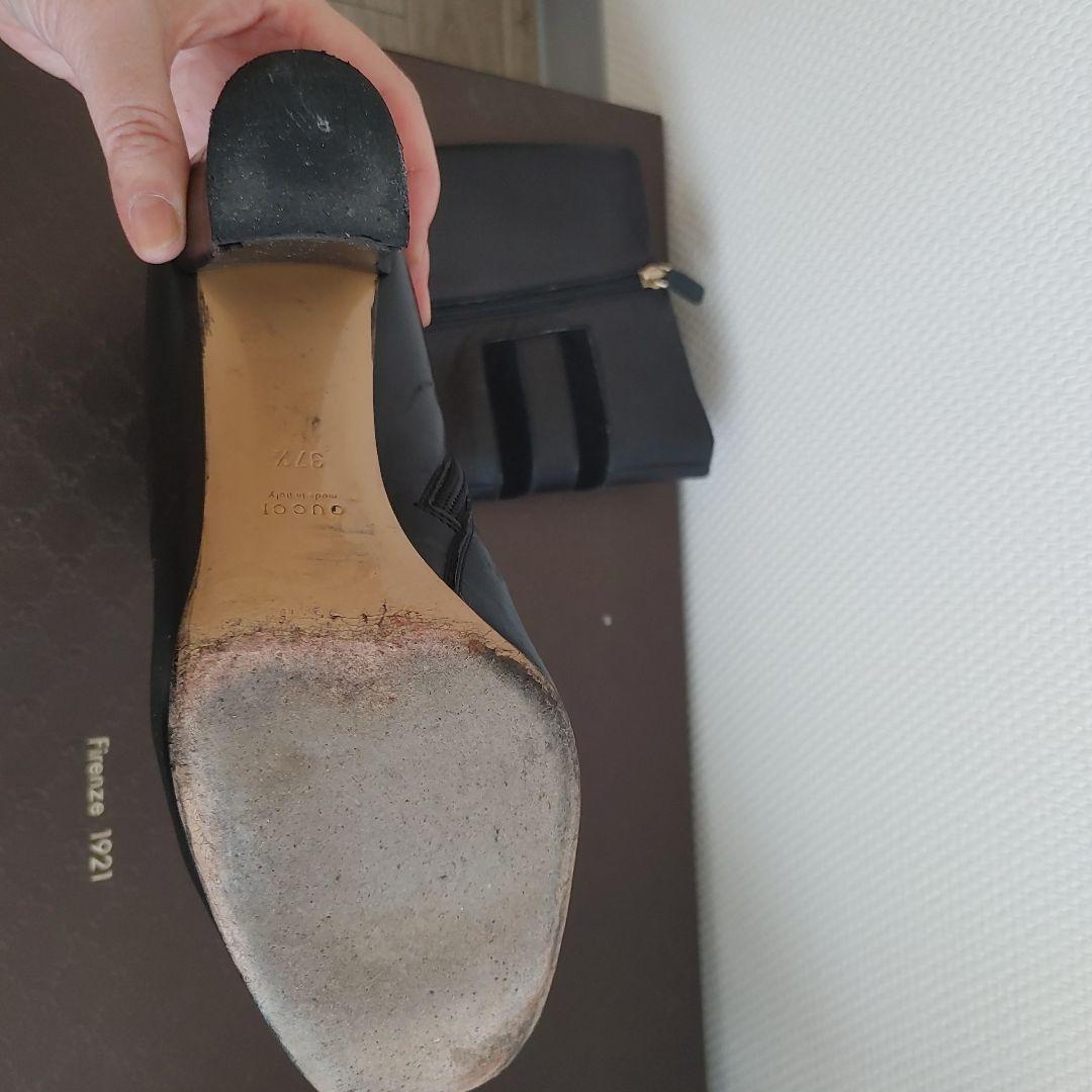 ☆2日間限定セール　元値18500円☆GUCCI　黒レザー ブーツ