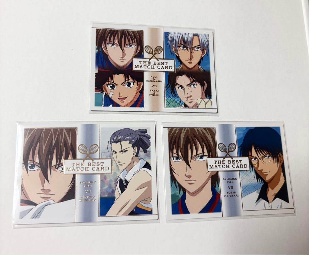 ★テニスの王子様★トレーディングカード★不二周助★ベストマッチカード3枚セット★