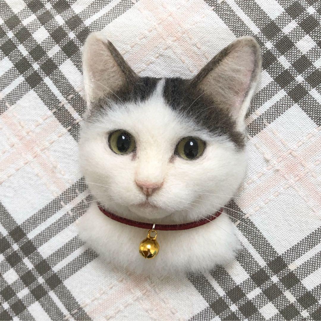 羊毛フェルト 猫 ハンドメイド ミリ
