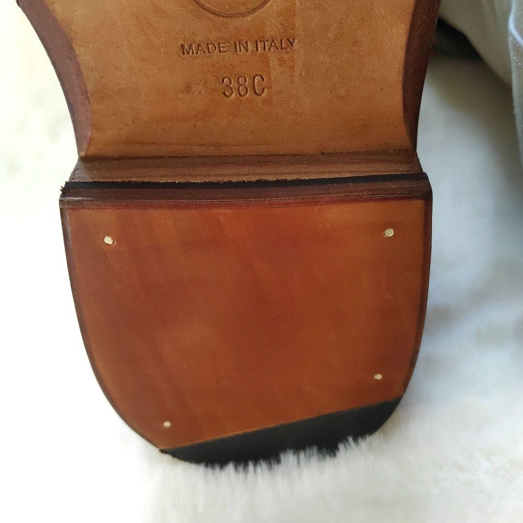 ITALY美品！CHANEL スエードレザーブーツ ベージュ38Cシャネル