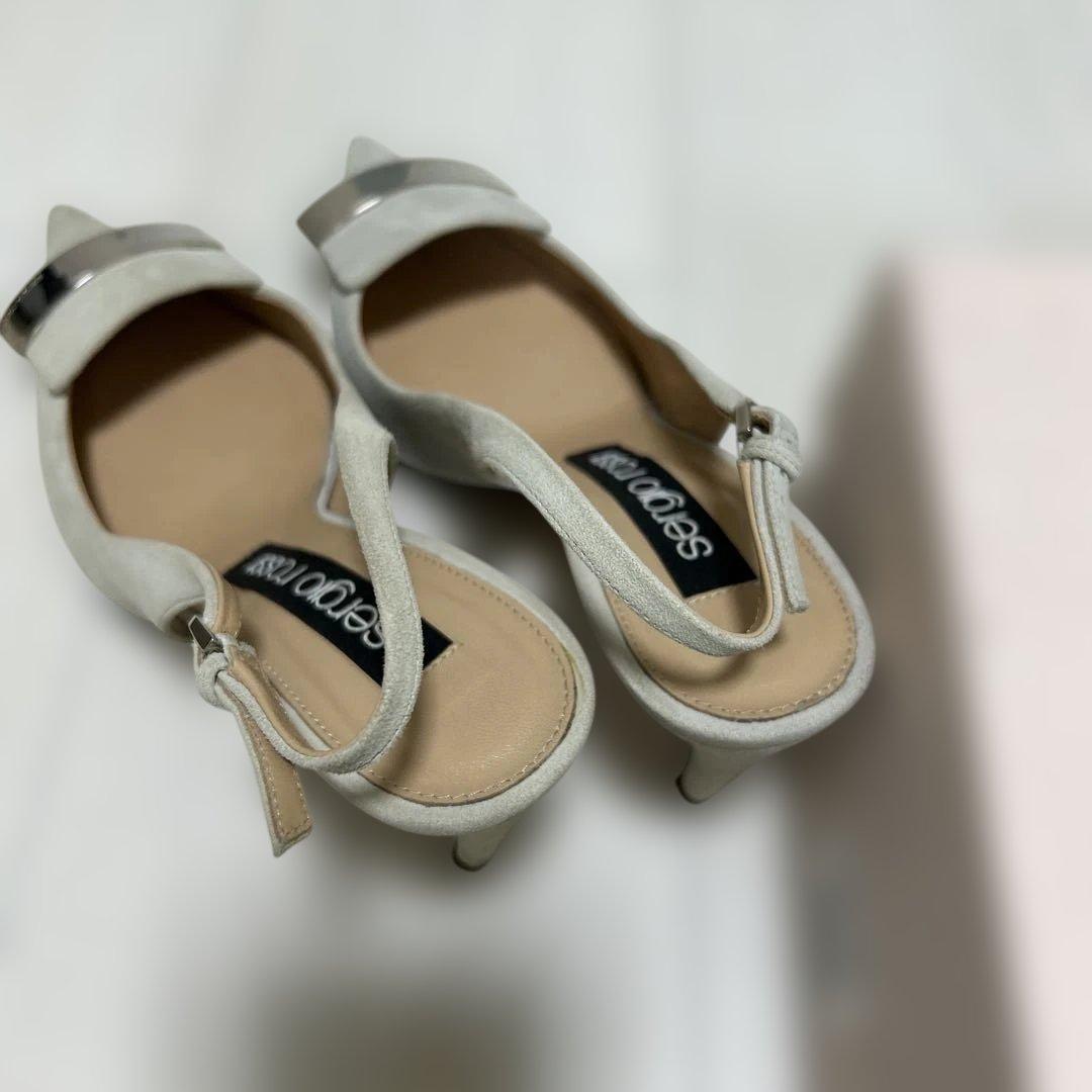 【美品】定価10.4万Sergio rossi セルジオロッシミュール　35.5