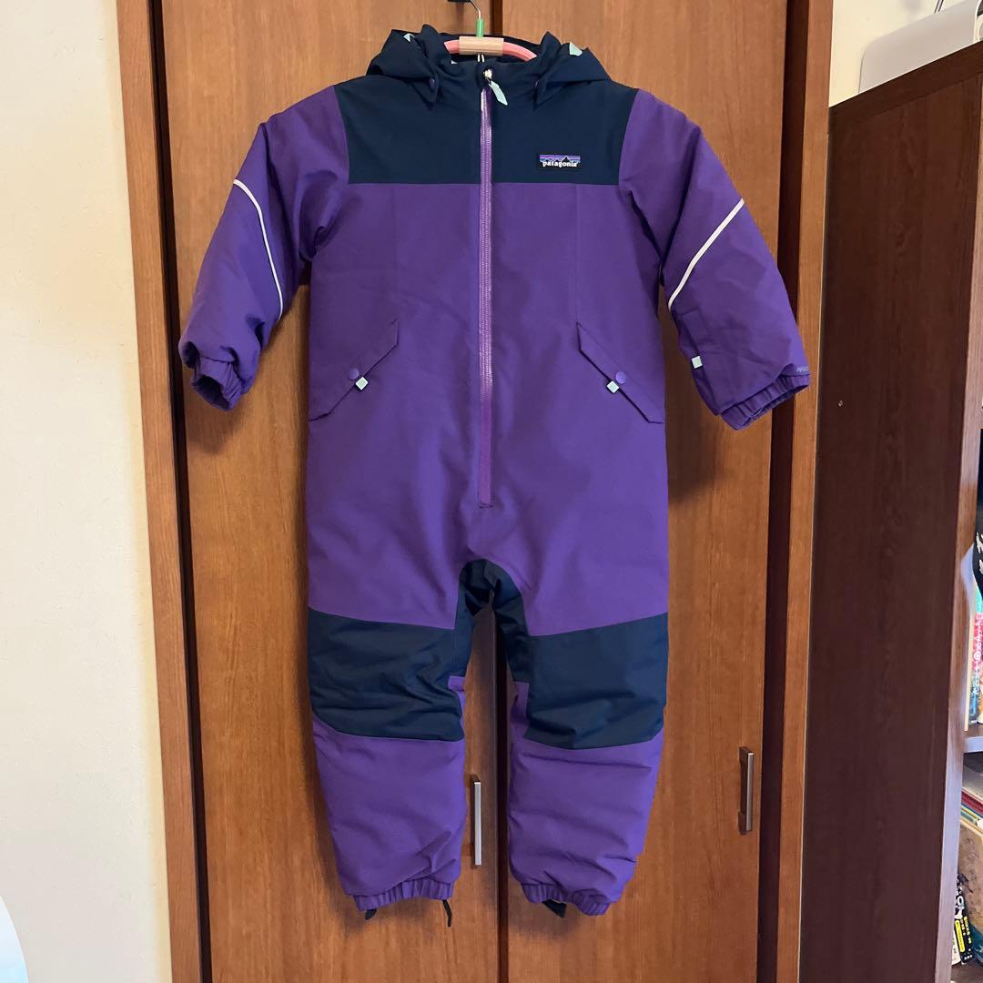 patagonia 子ども用 スキーウェア 紫 サイズ3T