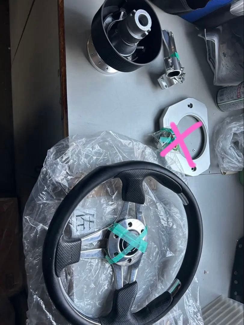 ハイエース　レーシングハンドル