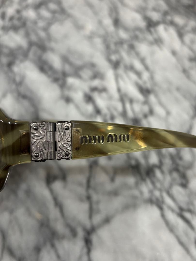 miu miu ミュウミュウ サングラス SMU03H カーキ