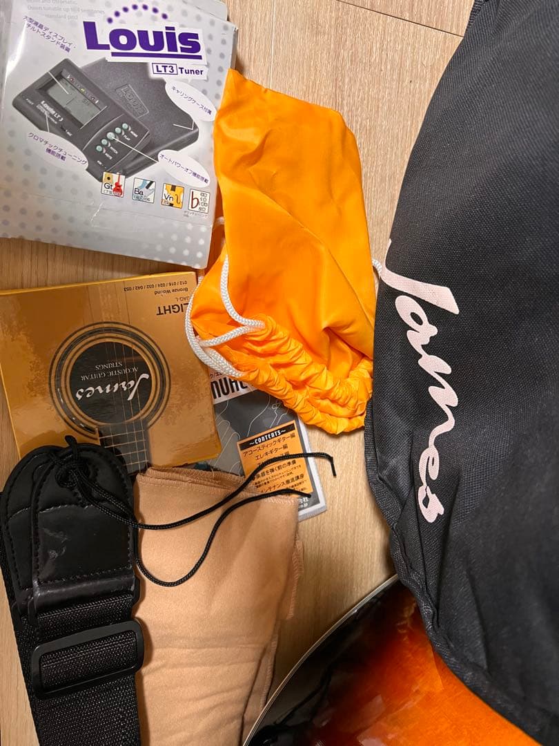 James ジェームス アコースティックギター 本体のみ 現状品