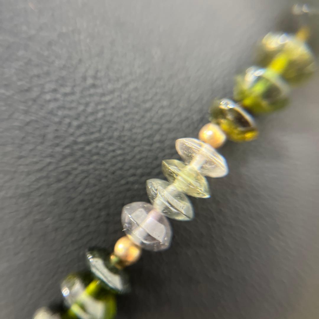 〈ストレス軽減＋浄化♪〉トルマリン　ネックレス　SILVER