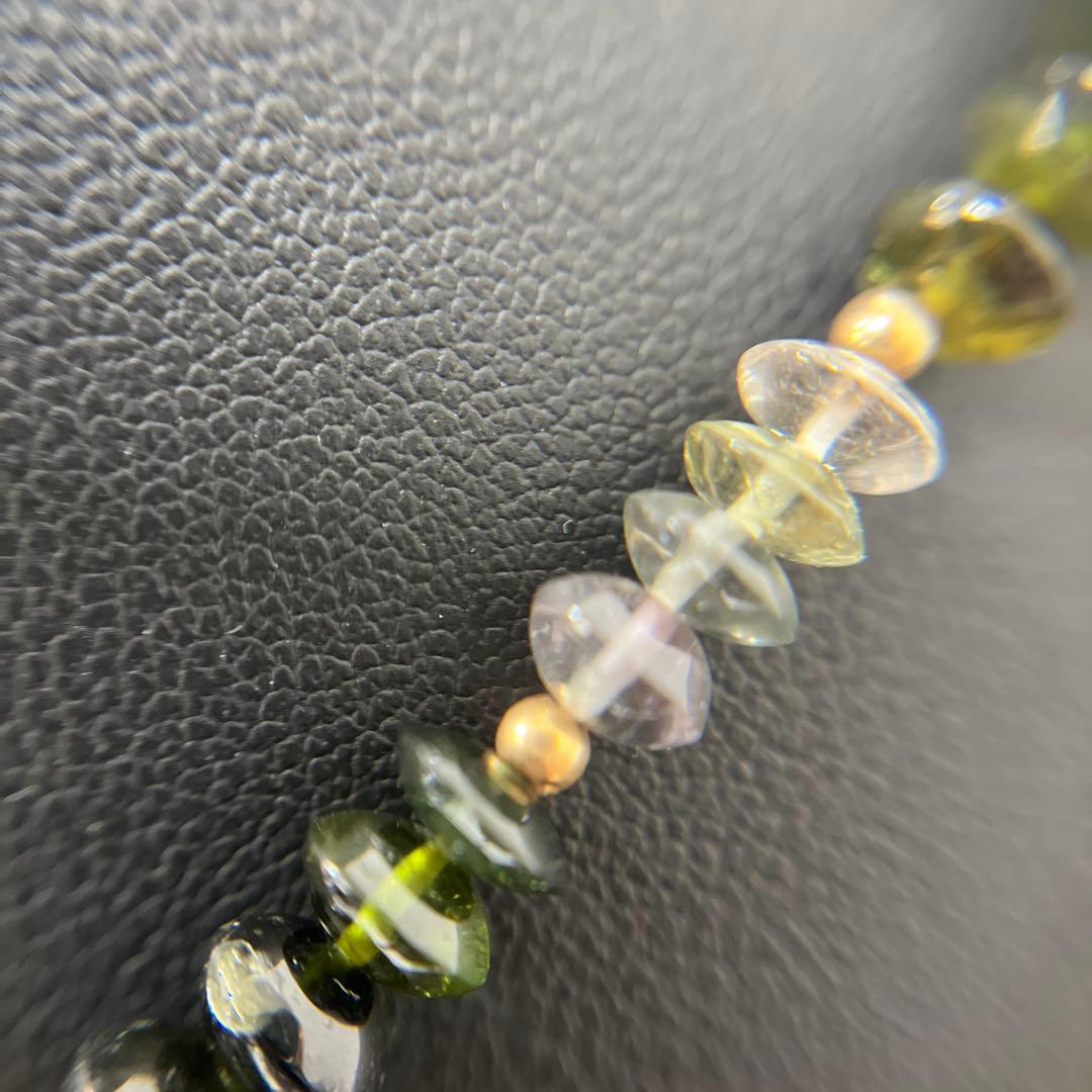 〈ストレス軽減＋浄化♪〉トルマリン　ネックレス　SILVER