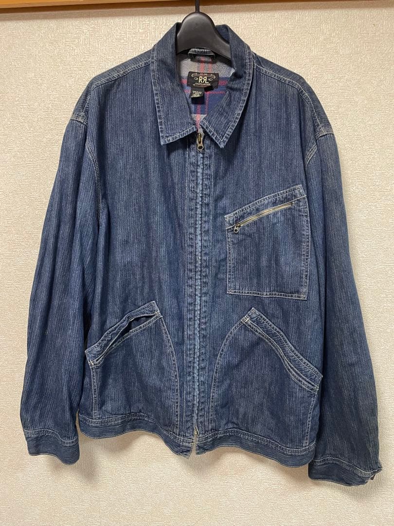 RRL ラルフローレンダークブルーデニムジャケット MADE IN USA