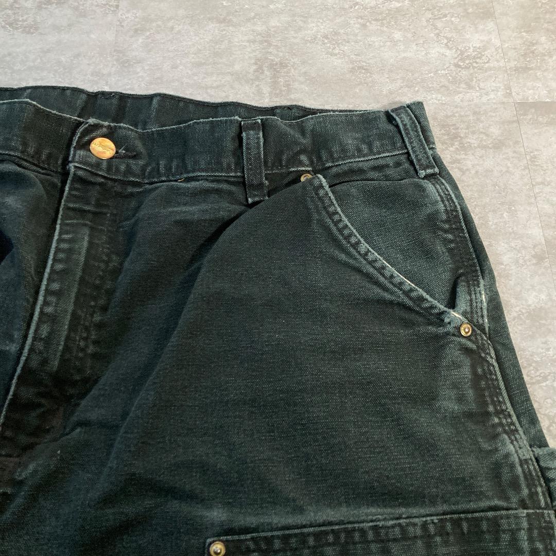 00s ブラック ダブルニー カーハート 38×30