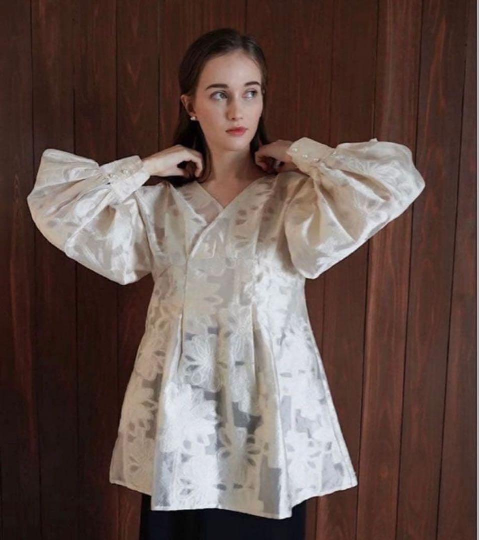 Acka ジャガードミニドレス