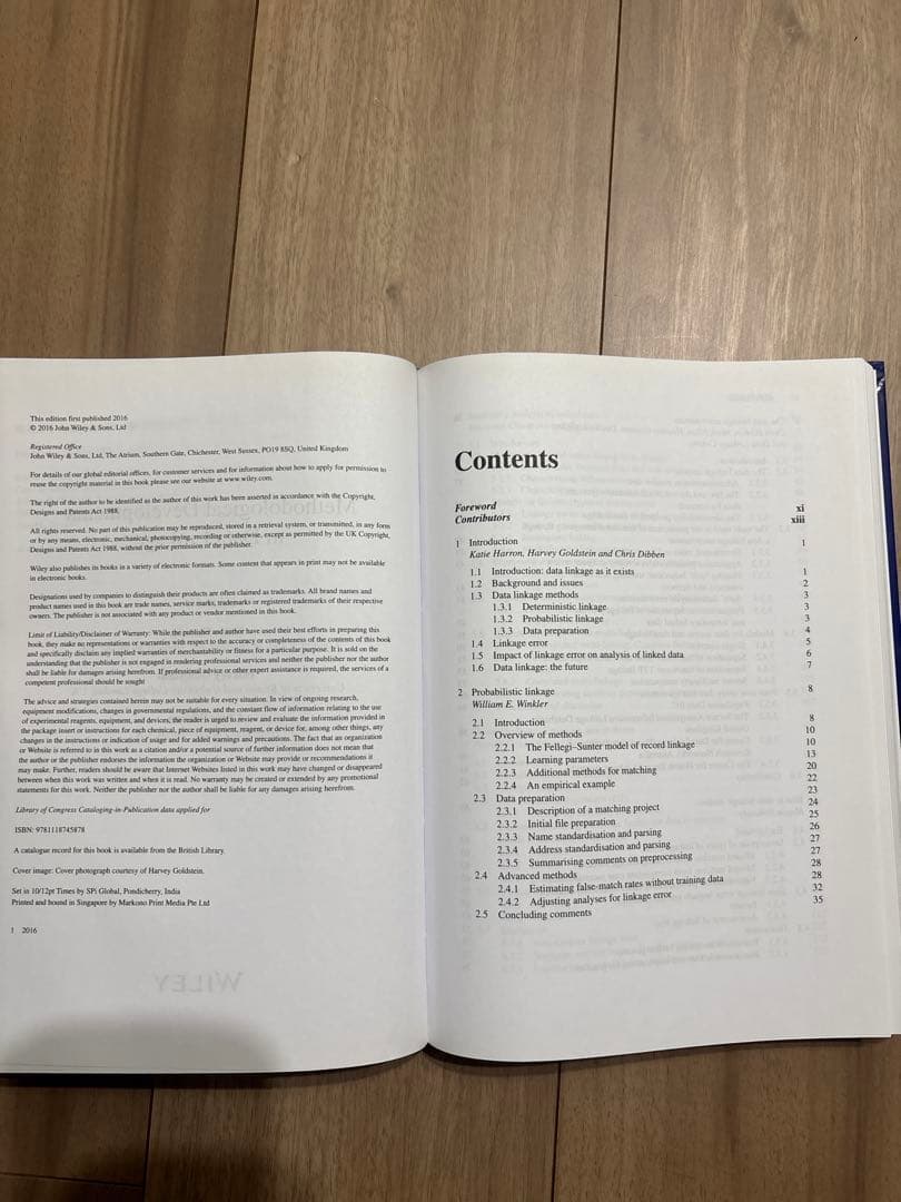 Developments in Data Linkage 洋書 統計