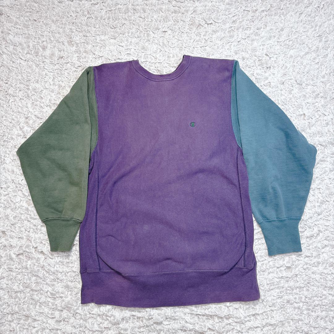 美品 90s USA製 championリバースウィーブ クレイジー 2xl