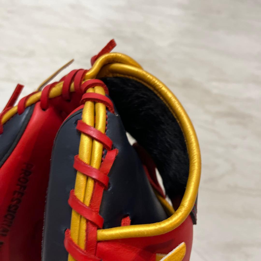 ハタケヤマ 軟式用 キャッチャーミット PRO-288 グローブ レッド