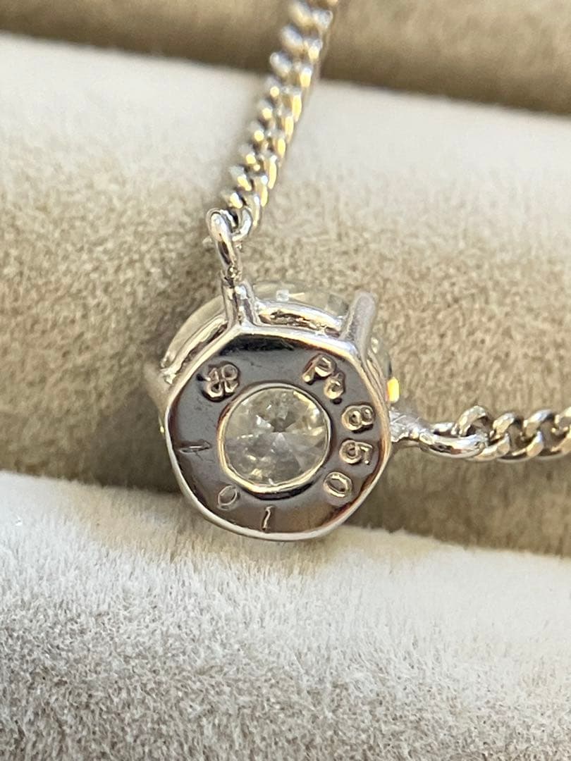 ジュエリーマキ　1粒ダイヤモンド　ネックレス　1.01ct プラチナ
