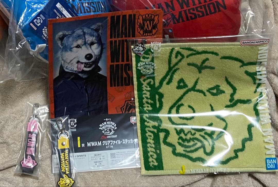 一番くじ MAN WITH A MISSION 15th C賞 D賞 E賞 新品
